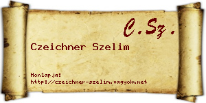 Czeichner Szelim névjegykártya